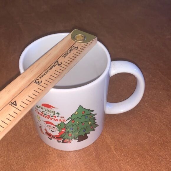 Merry Christmas Santa & Tree Ceramic Coffee Mug - Picture 5 of 5